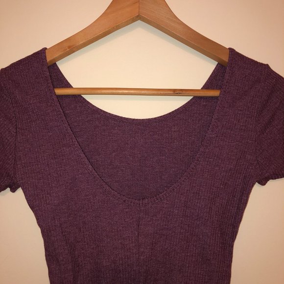 Subdued Amsterdam Purple Body Suit NWOT - Picture 2 of 9